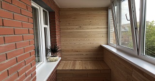 Отделка, остекление, утепление балконов в Пушкине от 206 руб. м/2.